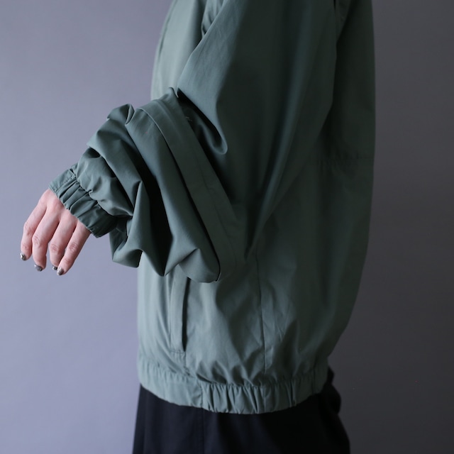 "3-way" sleeve zip joint design half-zip pullover