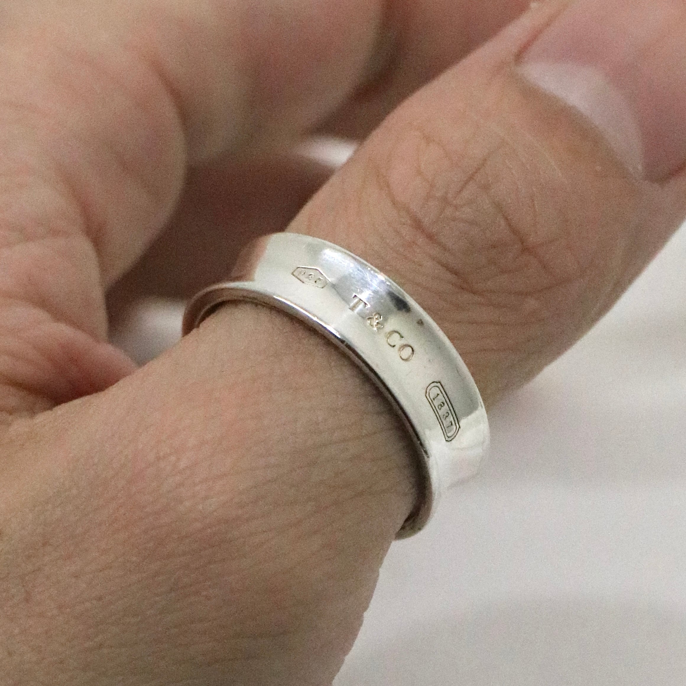 TIFFANY&Co.ティファニー アトラス ナローリング 21号 925刻印 （格安  