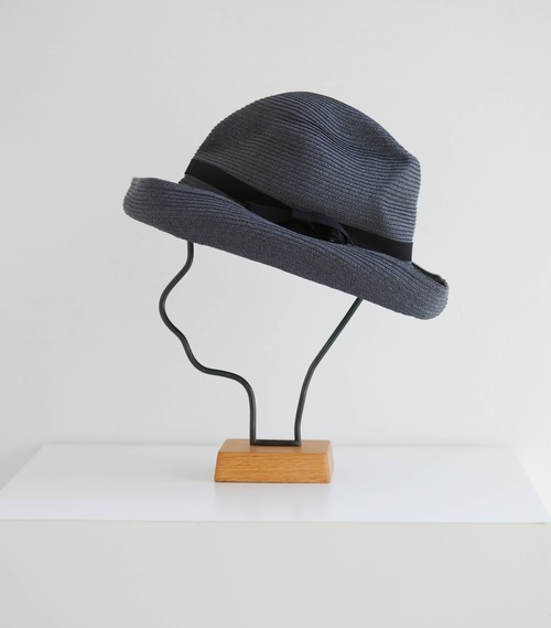 mature ha.(マチュアーハ) /WP paper free hat / charcoal × black