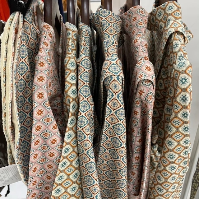 即納andpal &pal アンドパル レトロ柄サロペット