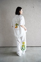 vintage lace pants yellow bouquet