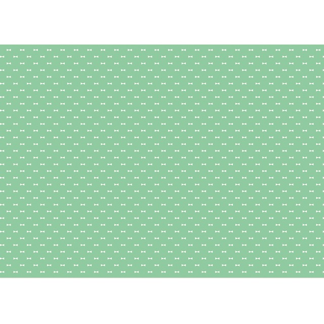 石の素材ハクアを使ったラッピングペーパー［グリーンセット］　B2サイズ 4枚