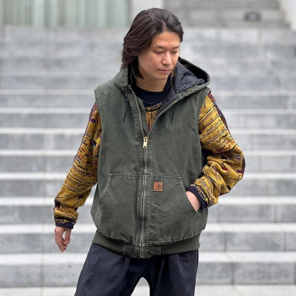 Carhartt】Vintage Duck Vest【2000s-】Vintage Sleeveless Active