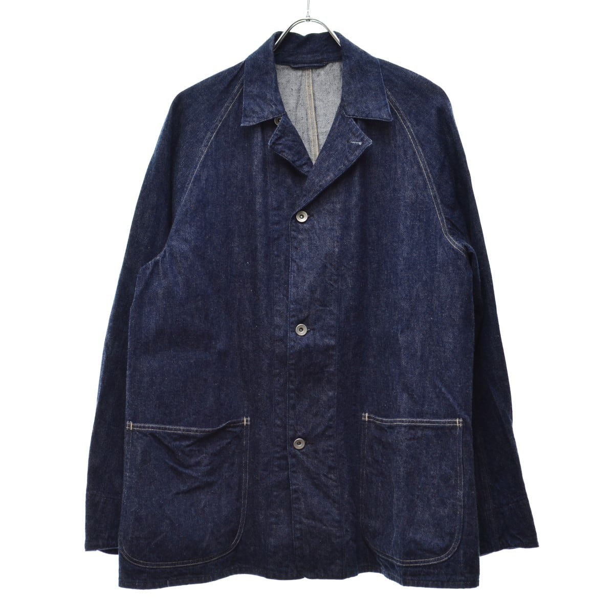 3/L【COMOLI】21AW U03-01013 デニムワークジャケット