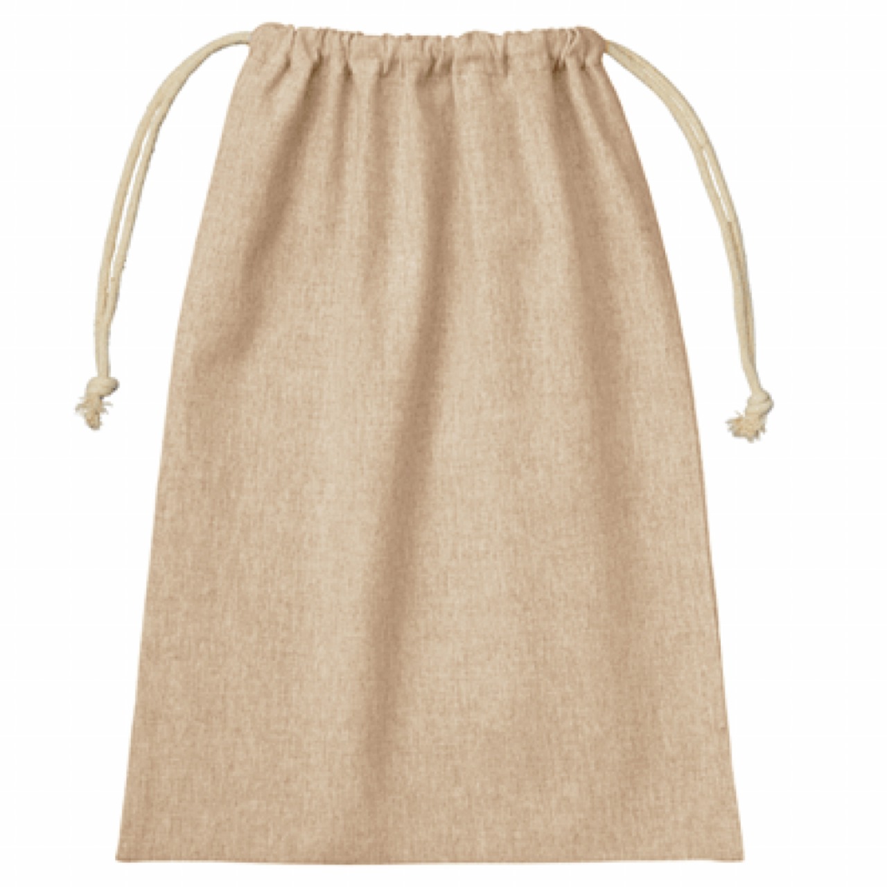 シャンブリック巾着【ベージュ】L★ハシビロコウ