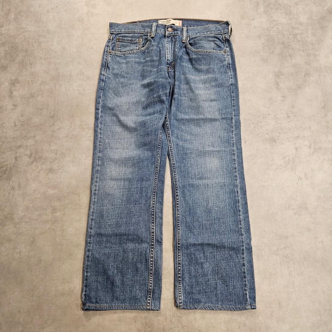 リーバイス559 Levis W32 ブルーデニム 青 ヒゲ 古着 17152