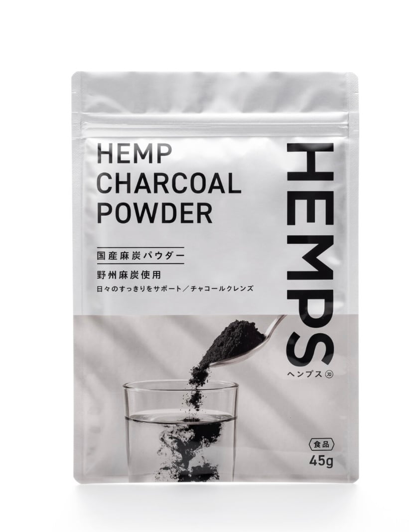 HEMPS】 麻炭 100％ パウダー 12g |