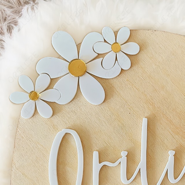 おなまえプレート アーチ 12cm