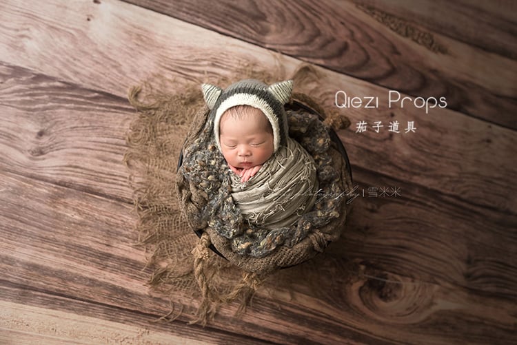 ライトグレーバックドロップニューボーンフォト　背景布　おくるみ　ベビーラップ 限定SALE，新作登場 ライトグレーバックドロップ♪ニューボーンフォト