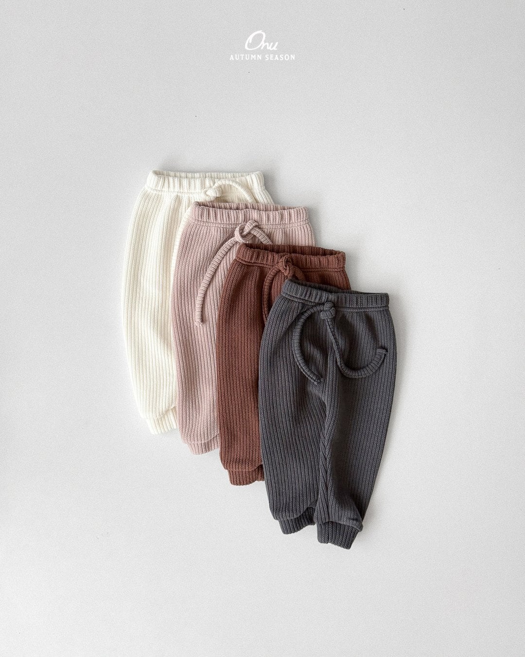 送料無料【予約】/ スリムリブパンツ  / ONU