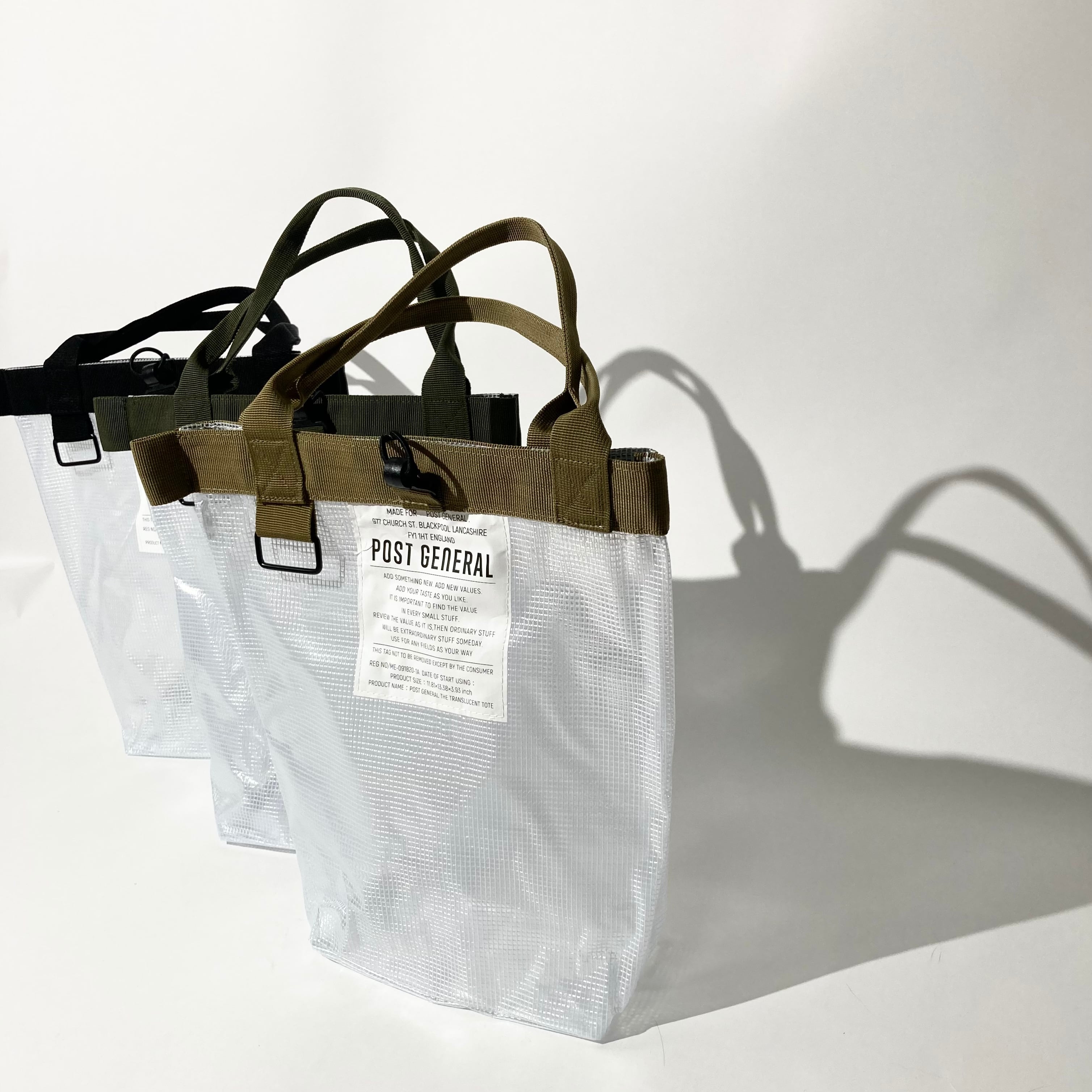 【POST GENERAL】 TC TOTE S 3COLOR