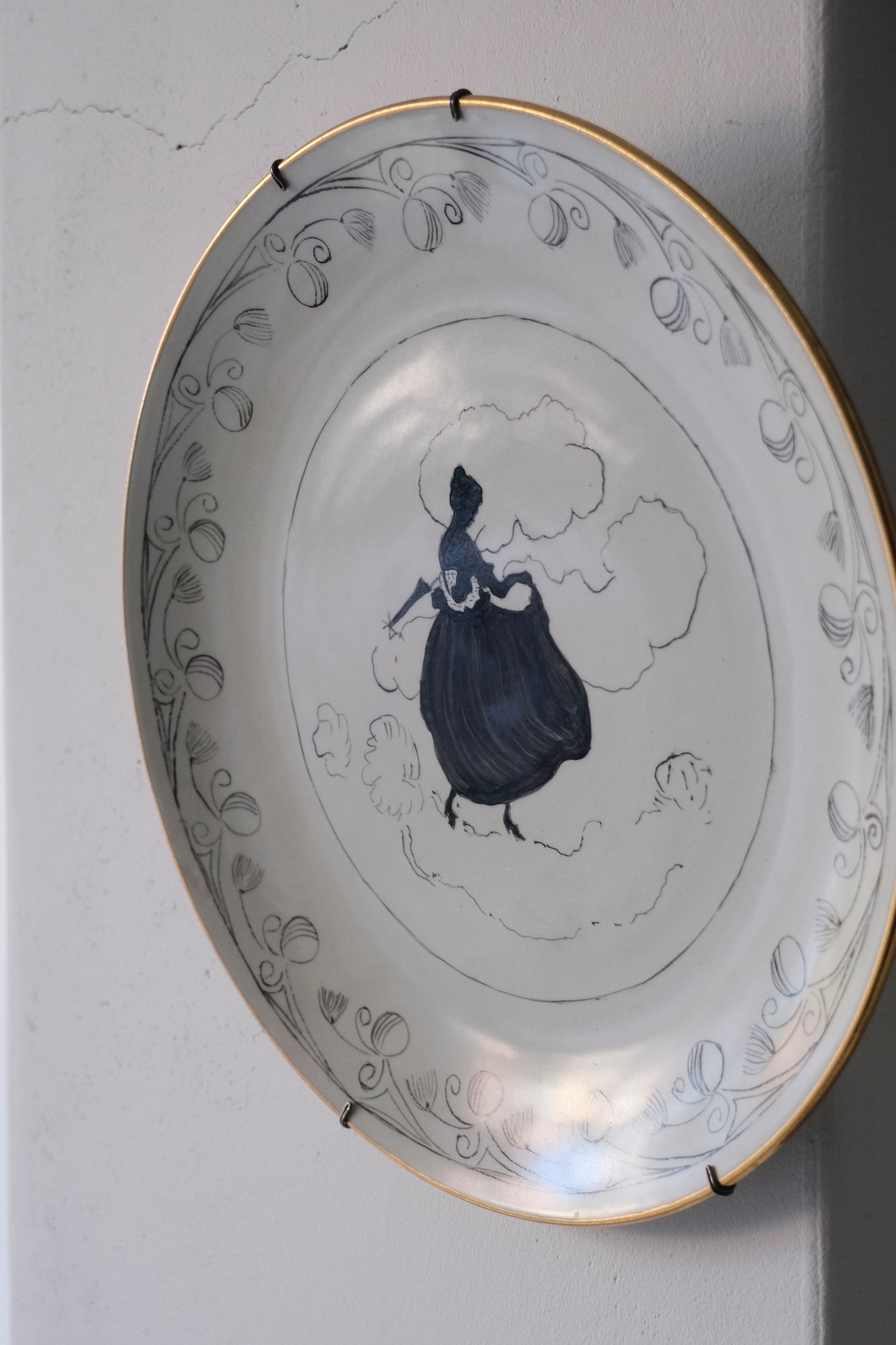 Beautiful hand-painted plate