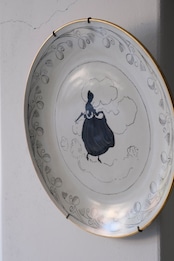 Beautiful hand-painted plate