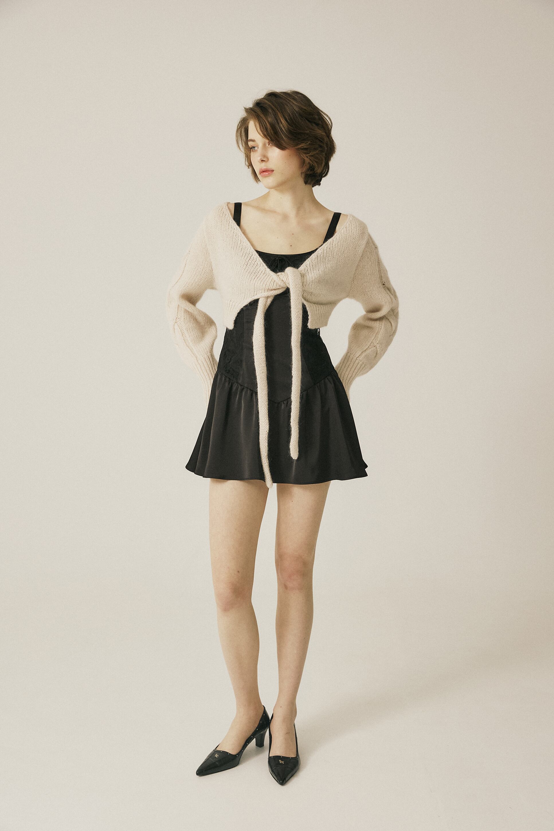 threetimes] Bambi bolero Beige 正規品 韓国ブランド 韓国通販 韓国