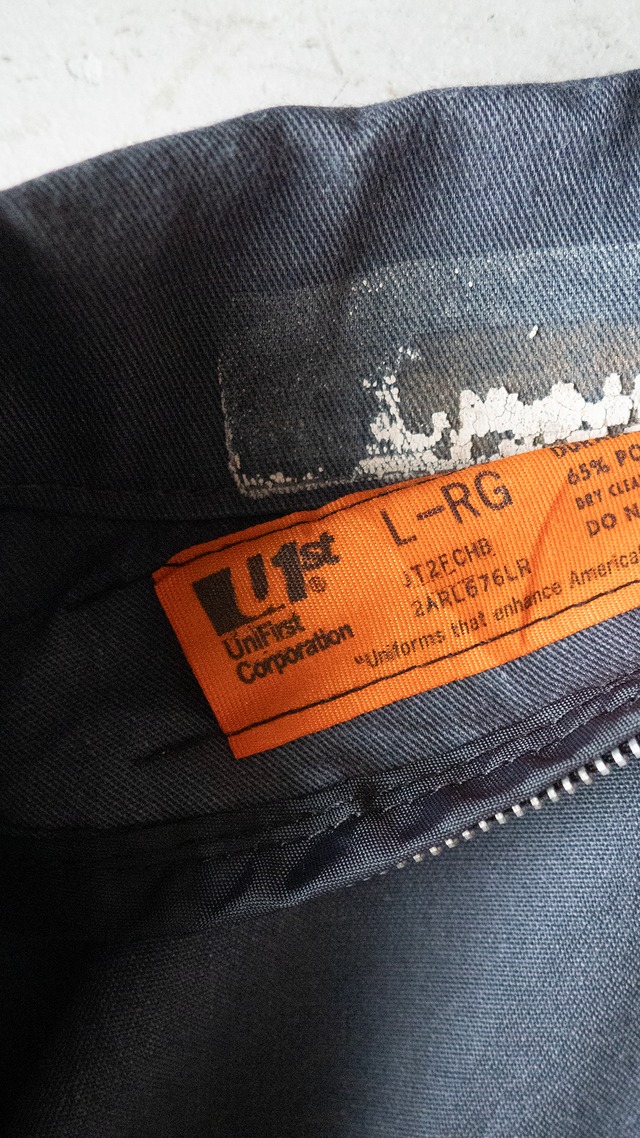 "UniFirst" 1980s Work blouson
