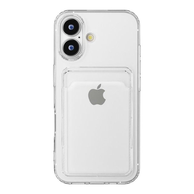 iPhone16 用 クリアポケットケース [クリア] PG-24ACTP01CL