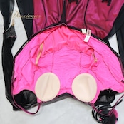 社交ダンス 衣装 タカダンス TAKADANCE スタンダードドレス ドレス ワンピース スタンダード フロート レース 花 デモ 競技 かわいい 光沢 高級感 メッシュ 発表会 パーティ ピンク 黒 ブラック系 ピンク系 ふんわり スカート レディース Mサイズ おしゃれ ダンス衣装 競技用 イベント用 ステージ衣装