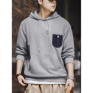 Patchwork Parka Hoodie【G0990】