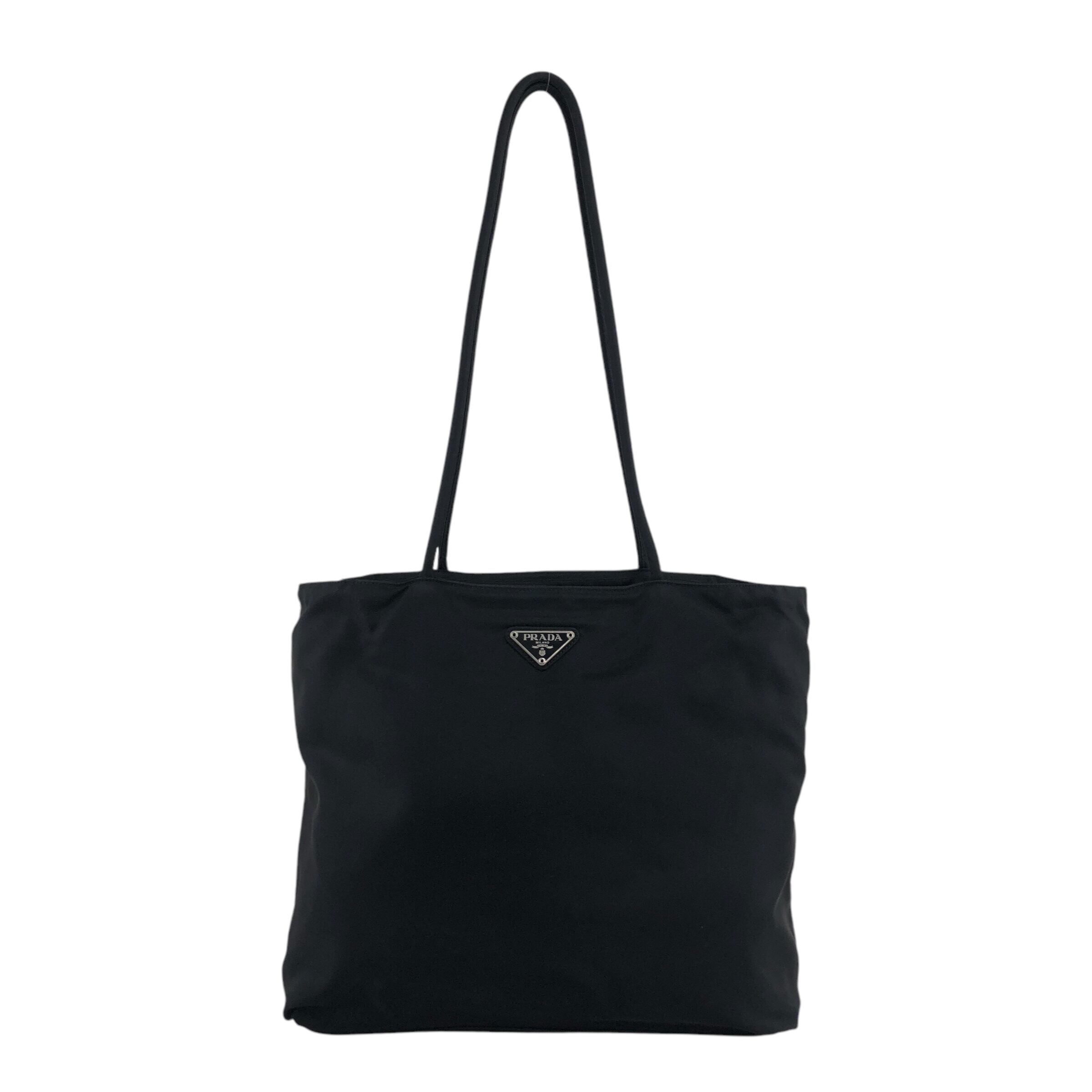 PRADA プラダ トートバッグ ブラック トライアングルロゴ ナイロン