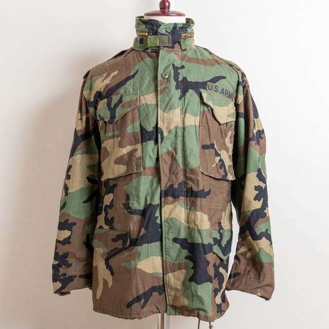 【USED】U.S.Army 70's M-65 Field Jacket 3rd Model Wood Land Camo M-R 実物 アメリカ軍 M-65 ジャケット サードモデル ウッドランドカモ No.427