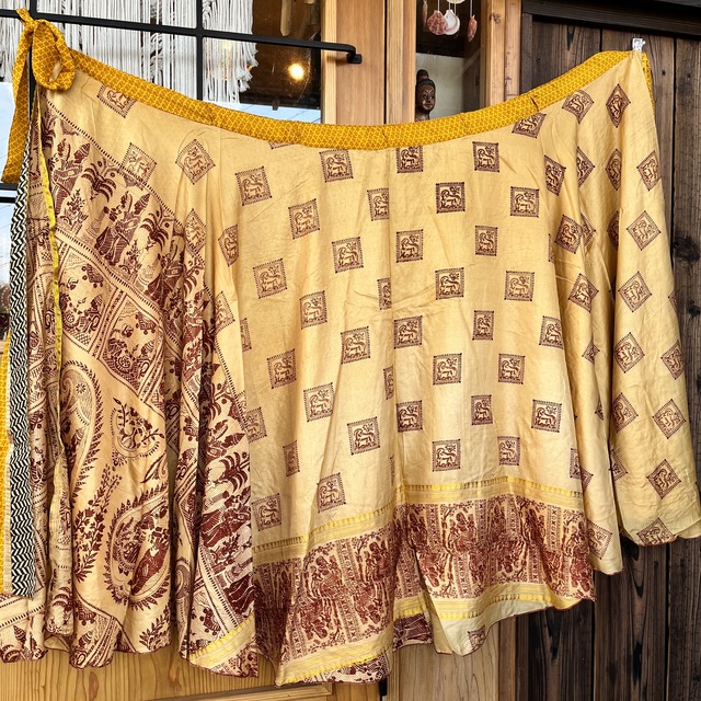 シルク巻きスカート2019