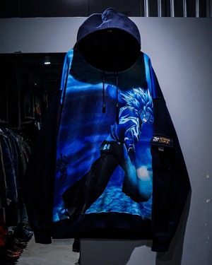 【add (C) vintage】Anime Character Loose Pullover Hoodie