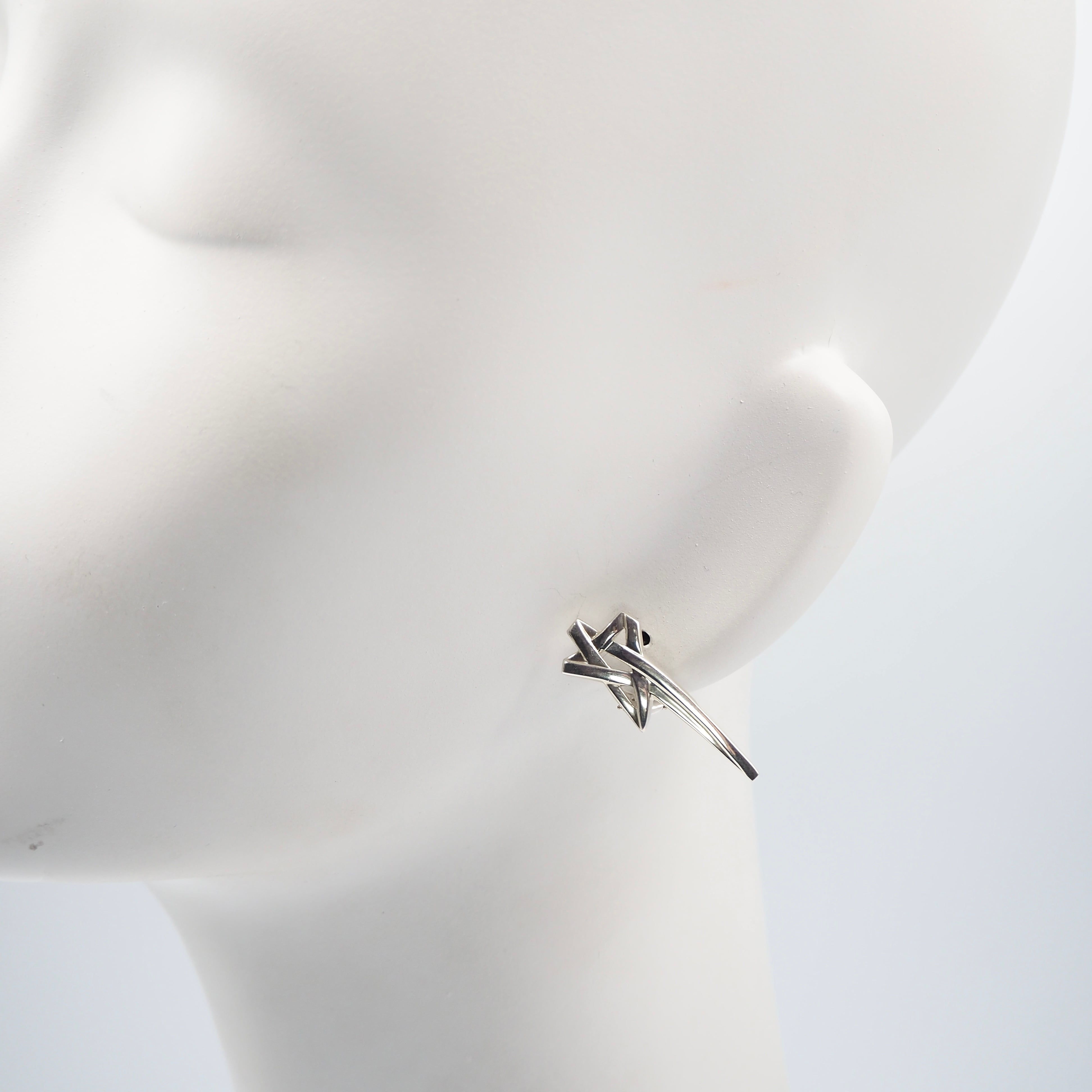 Tiffany & Co. シルバー　スタースウィングピアス Tiffany&Co. シューティングスターピアス シルバー925 ティファニー
