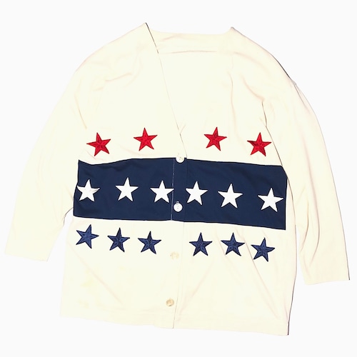 Vintage 80〜90's "Star" Sweat Cardigan