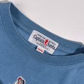 CAPTAIN SANTA キャプテンサンタ プリント 半袖 Tシャツ サイズ XS /ブルー系 メンズ