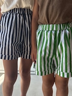 90-150 / stripe short pants 〔ストライプショートパンツ〕