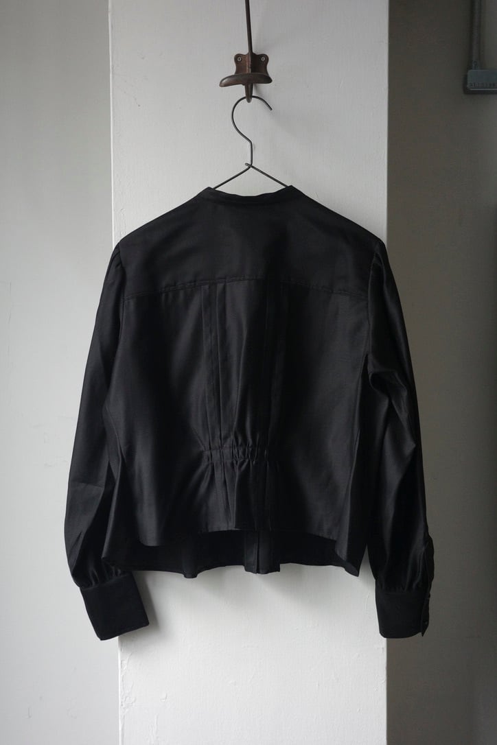 genre ジャンル / TUCK BLOUSE (BLACK ) | genre genre ジャンル / TUCK BLOUSE (BLACK ) | genre