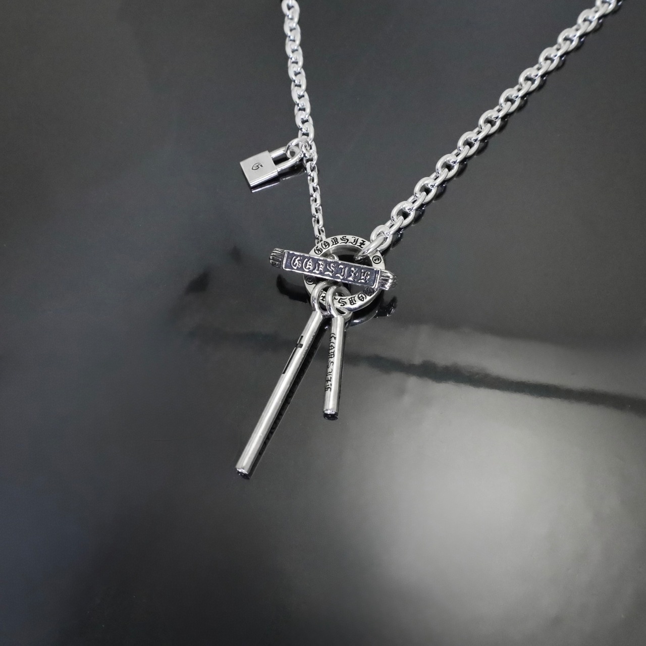 VOID STICK CIRCUIT NECKLACE T-BAR / ヴォイドスティックサーキットネックレス Tバー