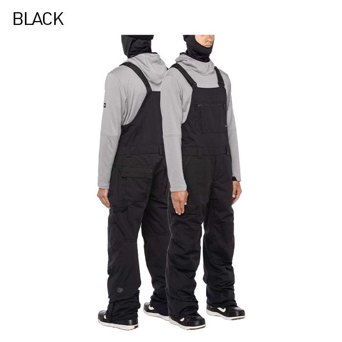22-23 686 Hot Lap Insulated Bib ウェア パンツ BLACK GOBLIN GREEN