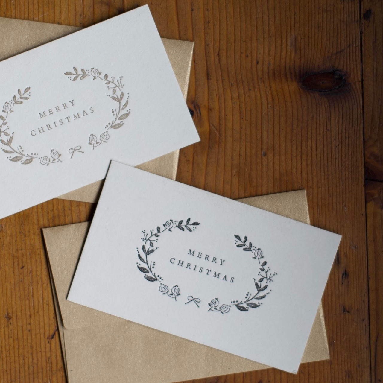 大枝活版室 / X'm mini card&envelope 〈クリスマス カード・ギフトカード・活版・メッセージカード〉