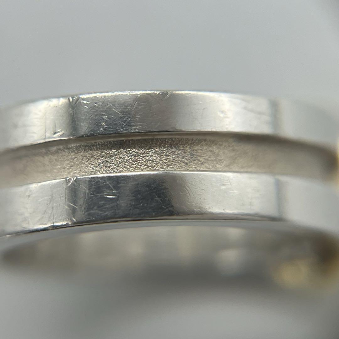 ティファニー TIFFANY グルーブドウィズ リング 10号 SV YGコンビ | Refind