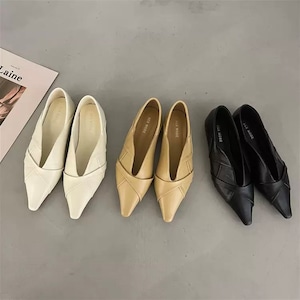 pointed toe flat pumps N20199