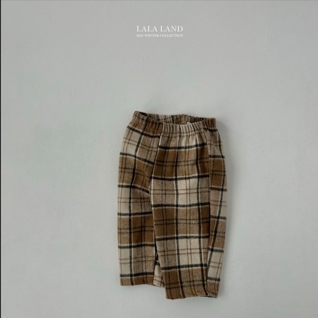 予約⌇LALALAND / baguette check pants