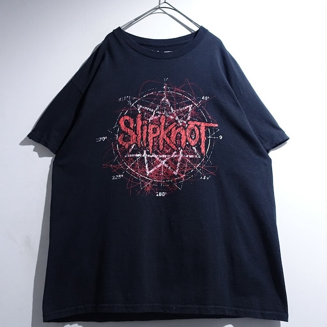 "Slipknot" Black Print Band T-Shirt