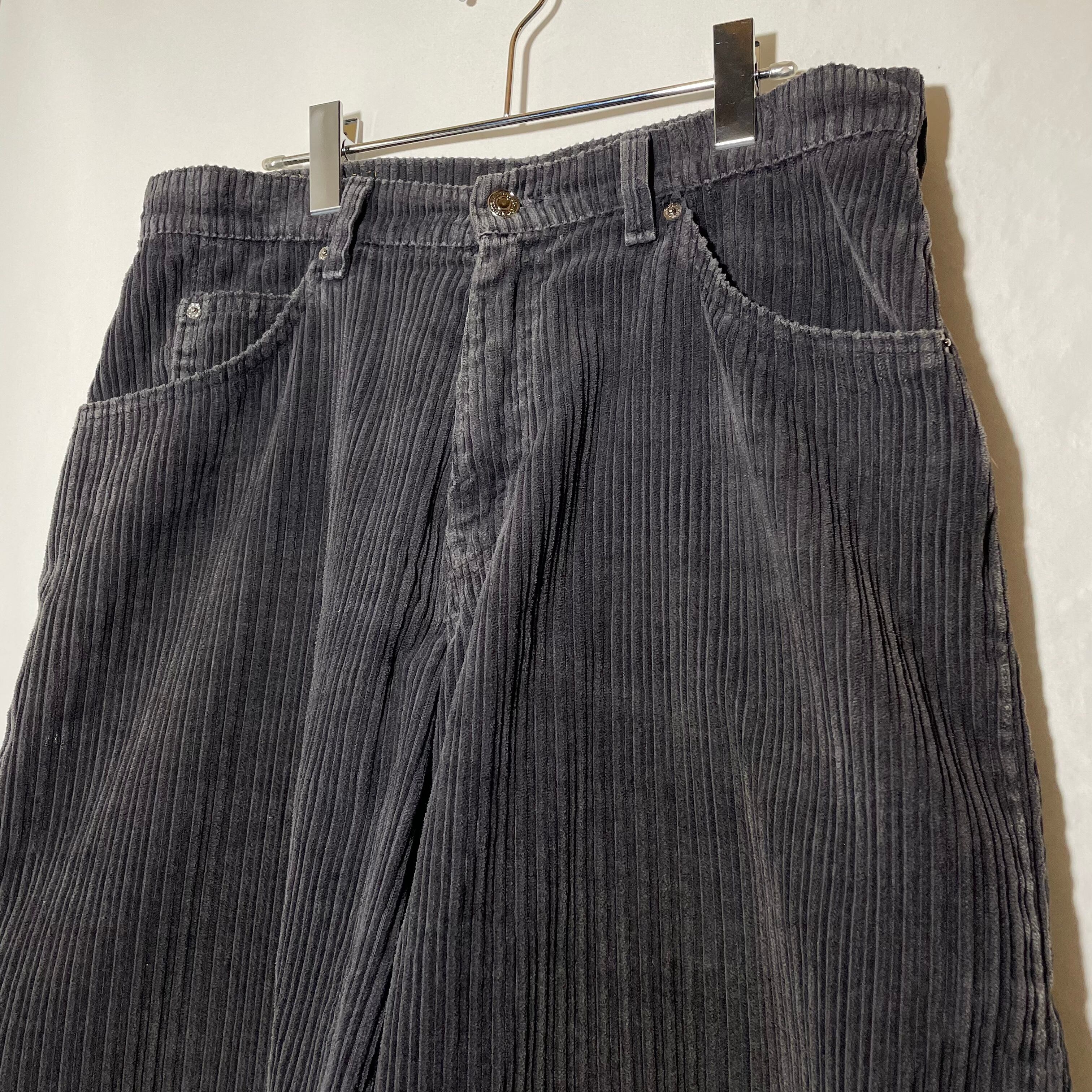 90s levis 565 コーデュロイ ショートパンツ USA製 黒フェード 90's Levi's 