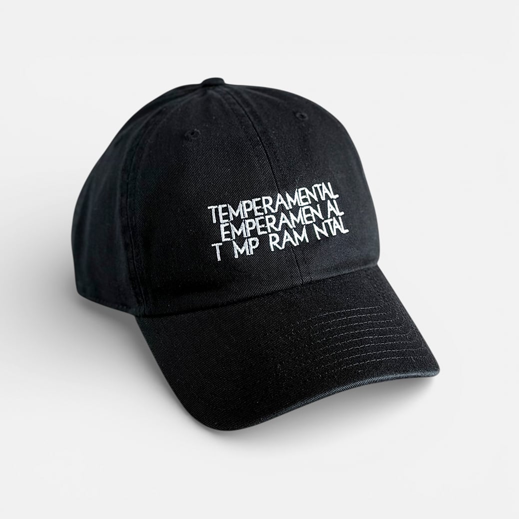 Temperamental(きまぐれな) CAP / Black