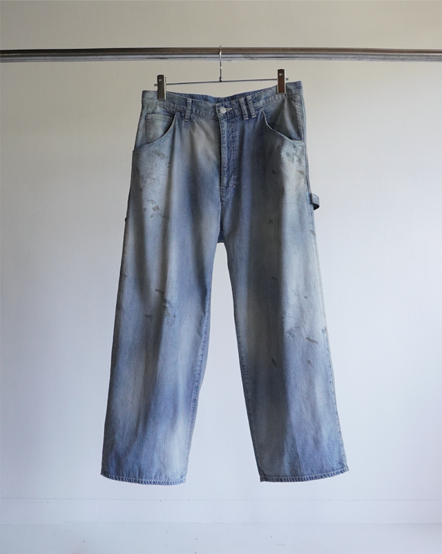 ANCELLM / AGING PAINTER PANTS(INDIGO)