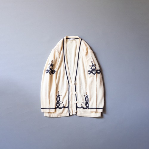 "SAINT GERVE" used Decoration knit cardigan