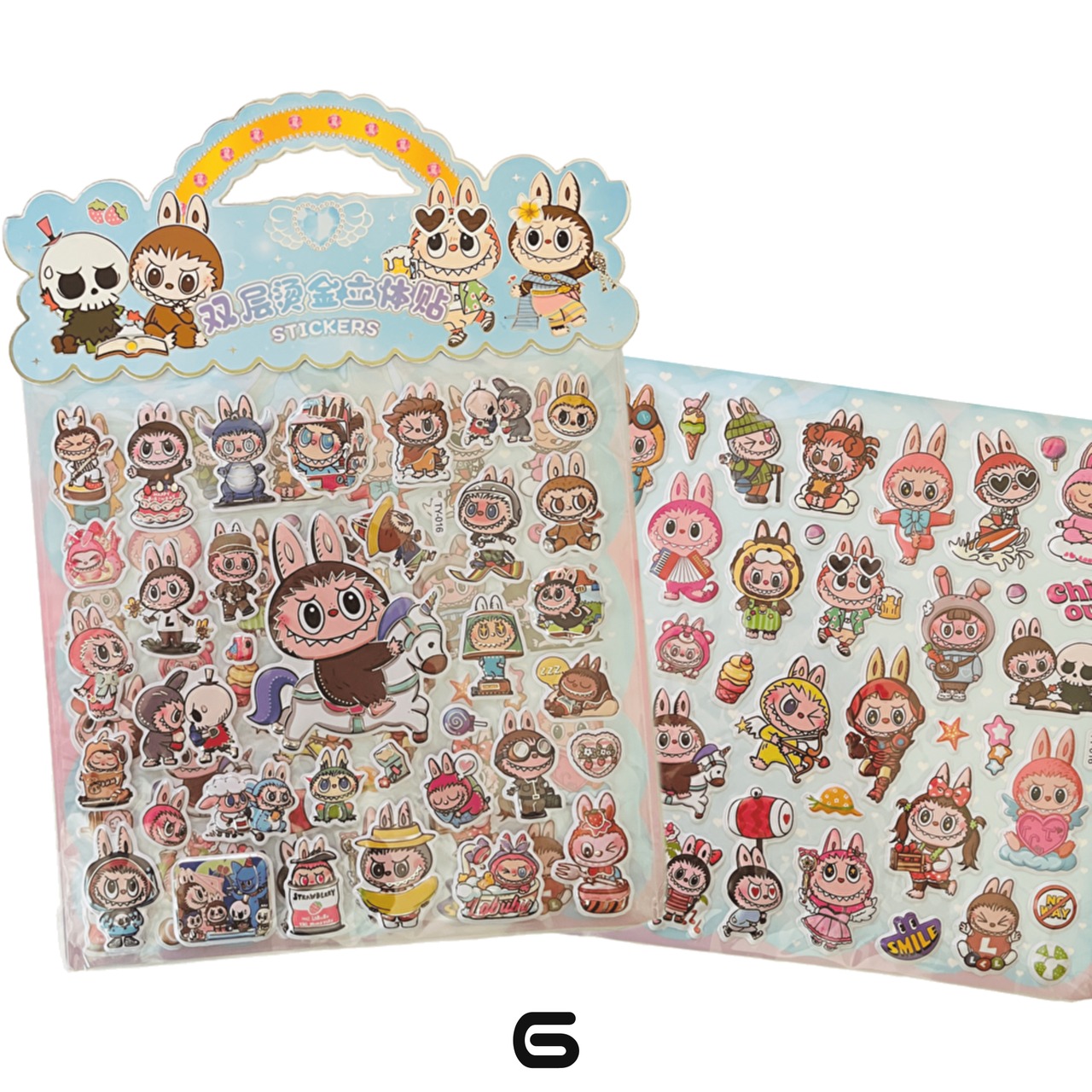 ラブブ ぷっくりシール 2シートセット (全6種) | 901SHOP