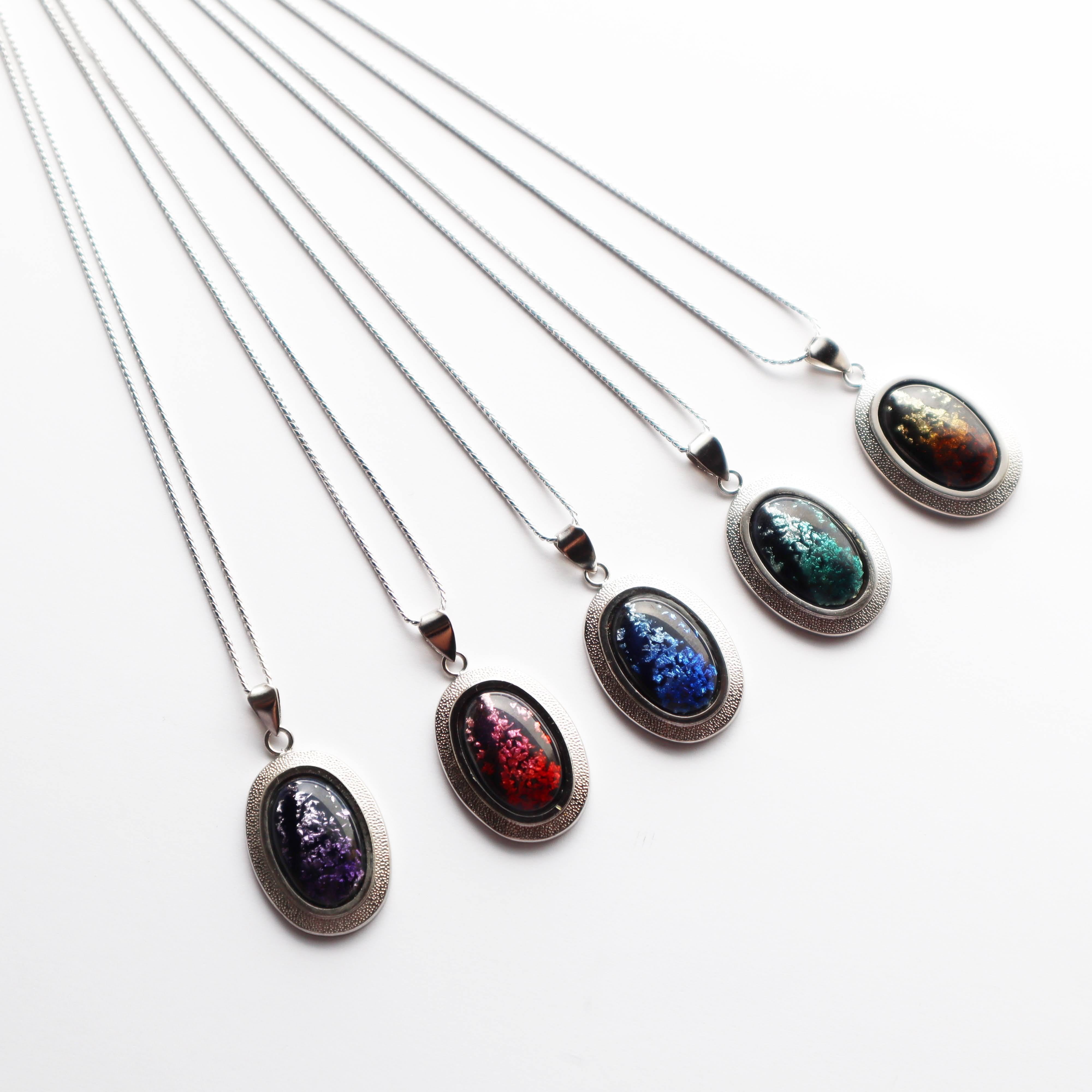 純銀 刻印 ペンダント ネクタイピン カフス 七宝焼き セット 鶴岡鉦次郎 ✓純銀 刻印 ペンダント ネクタイピン カフス 七宝焼き セット 鶴岡鉦次郎