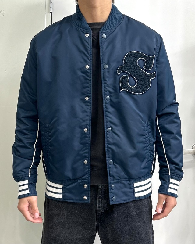 00’s old stussy × Old Gold Design Nylon Jacket【Roots店】