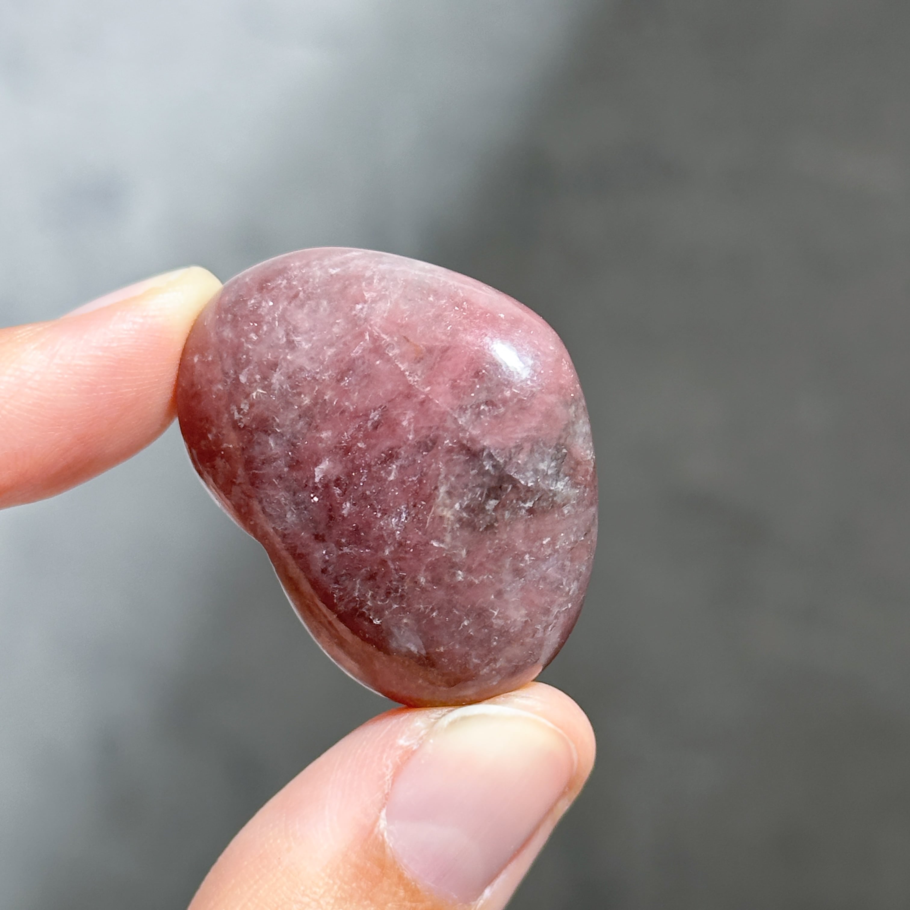 ピンクレピドライト ハート 22 ♡ Pink Lepidolite ♡天然石・鉱物