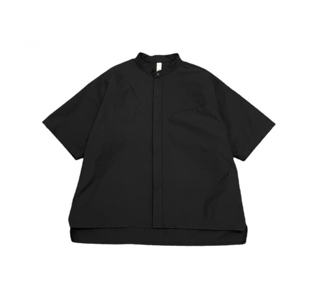 〈 MOUN TEN. 24SS 〉 stretch rip SS shirt / black /