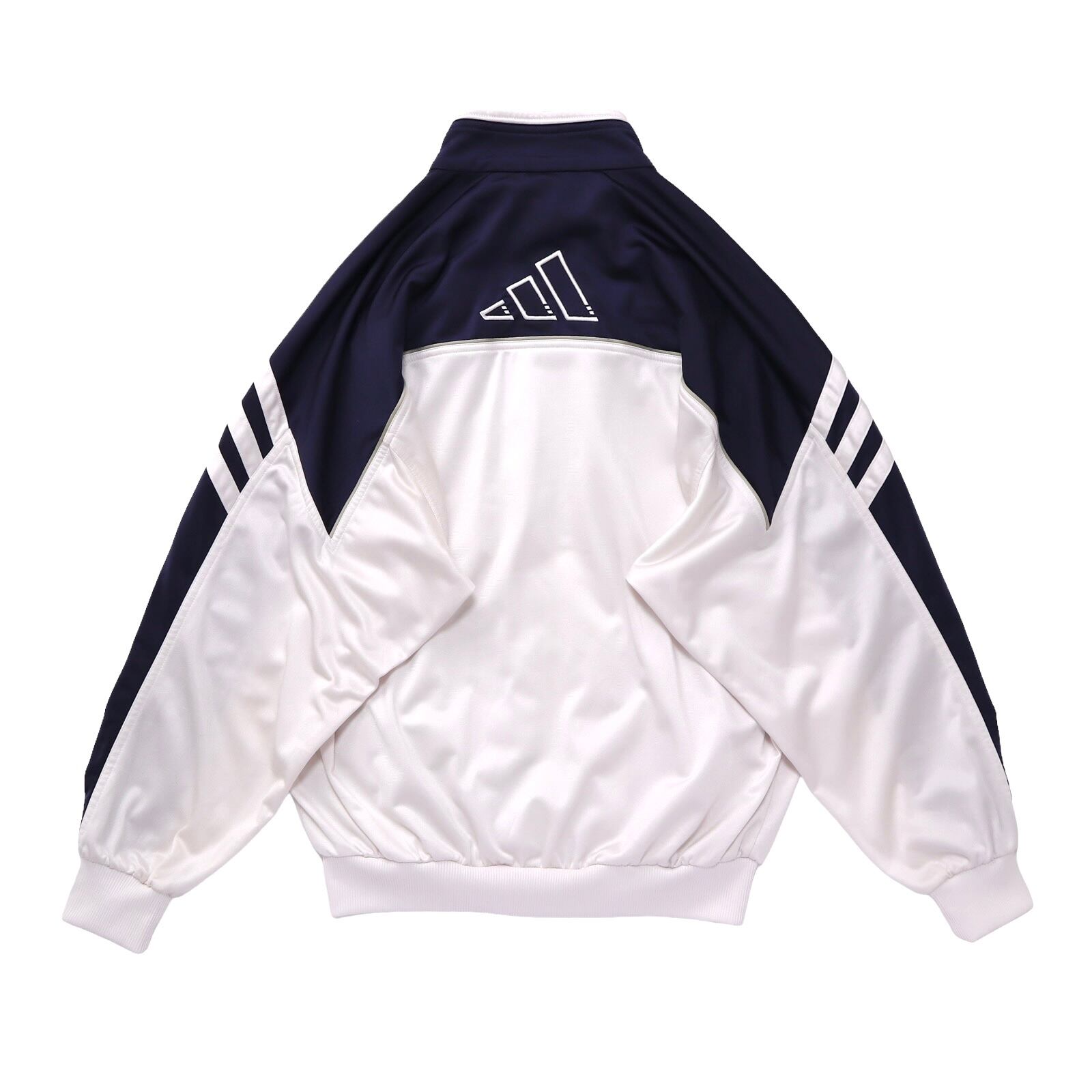 90s adidas トラックジャケット ジャージ メンズXL相当 表記XO 白紺 