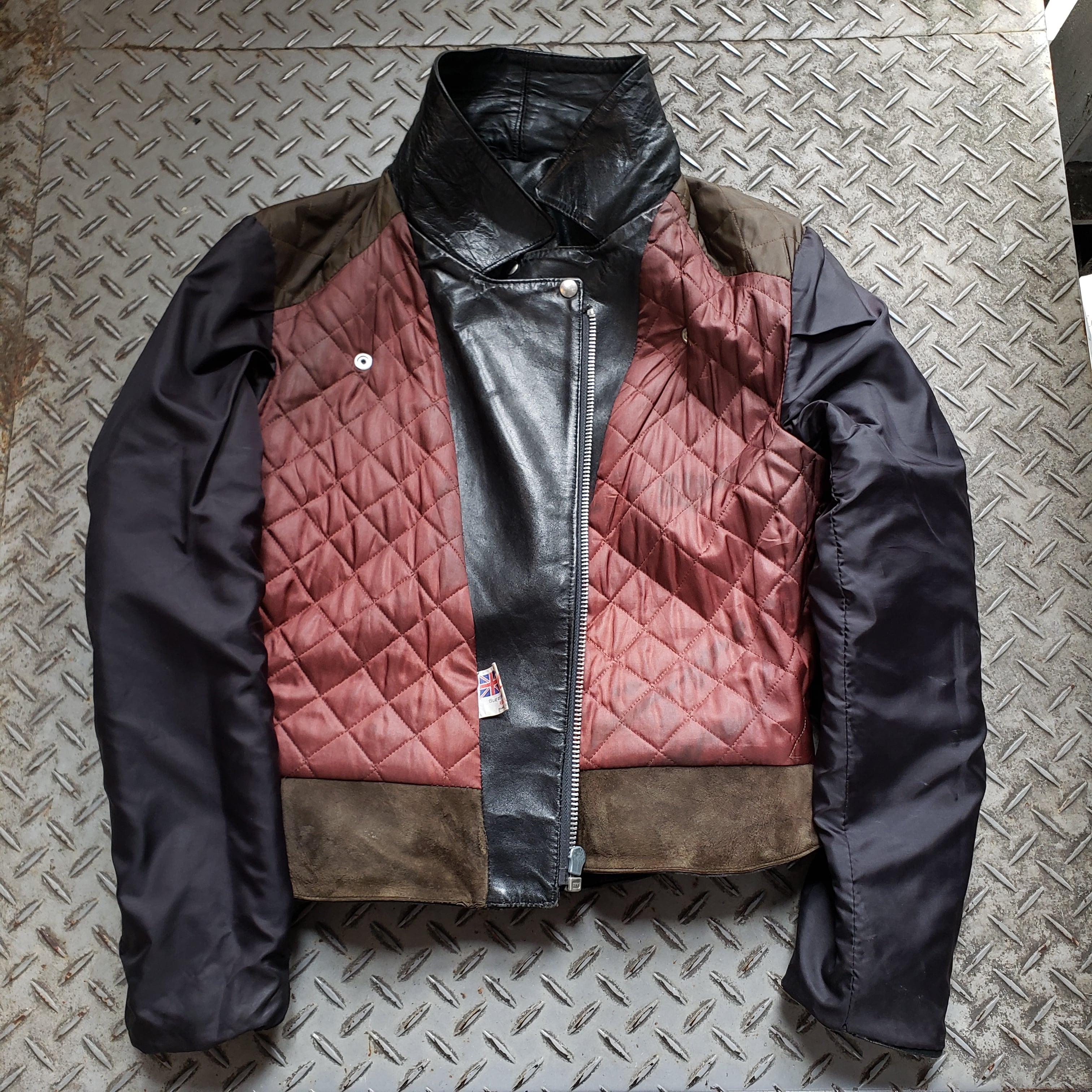 80s Vintage UK Riders Jacket ロンジャン ライダースジャケット パンク