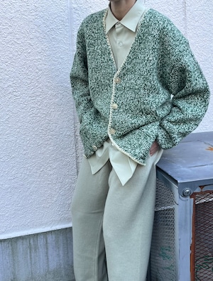 AURALEE  [SILK WOOL CAMEL MIX KNIT CARDIGAN]